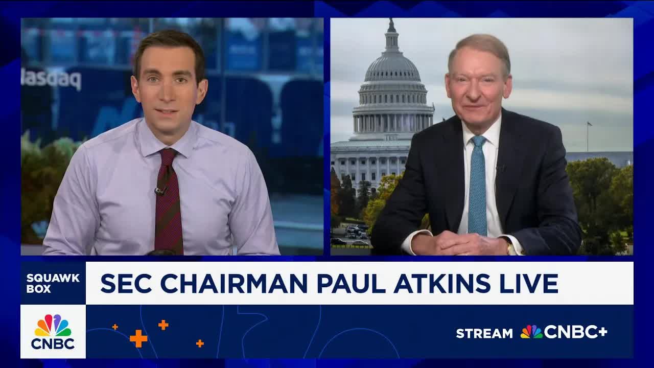 SEC Chair Paul Atkins on shutdown impact, AI bubble and alternative assets in 401(k)s