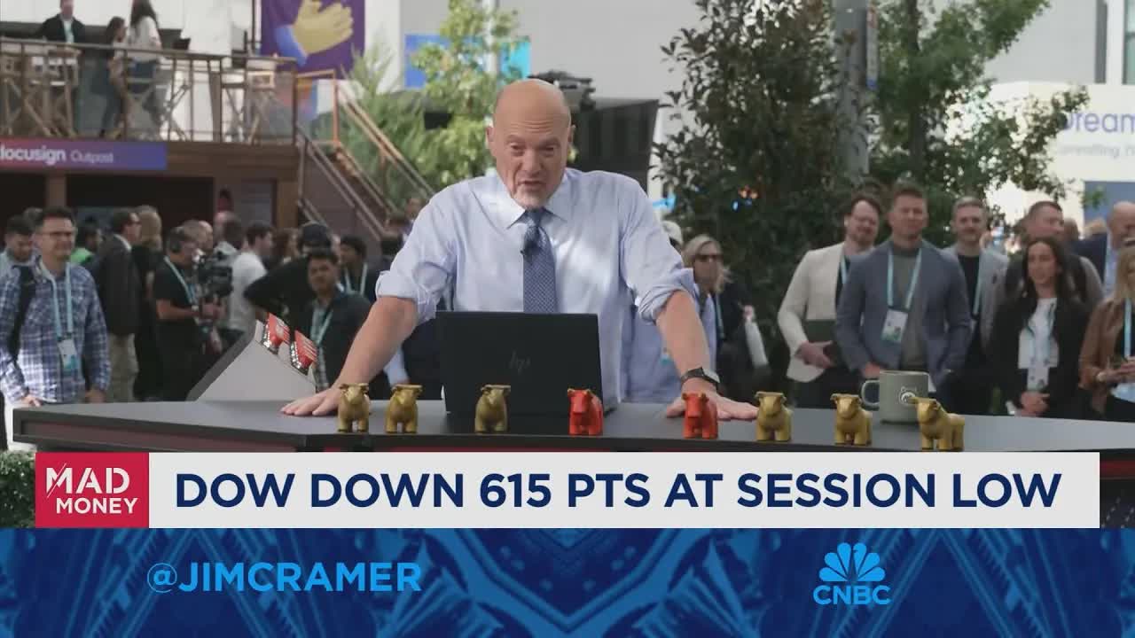 This was a good day for the real economy, not-so-hot day for the AI revolution, says Jim Cramer