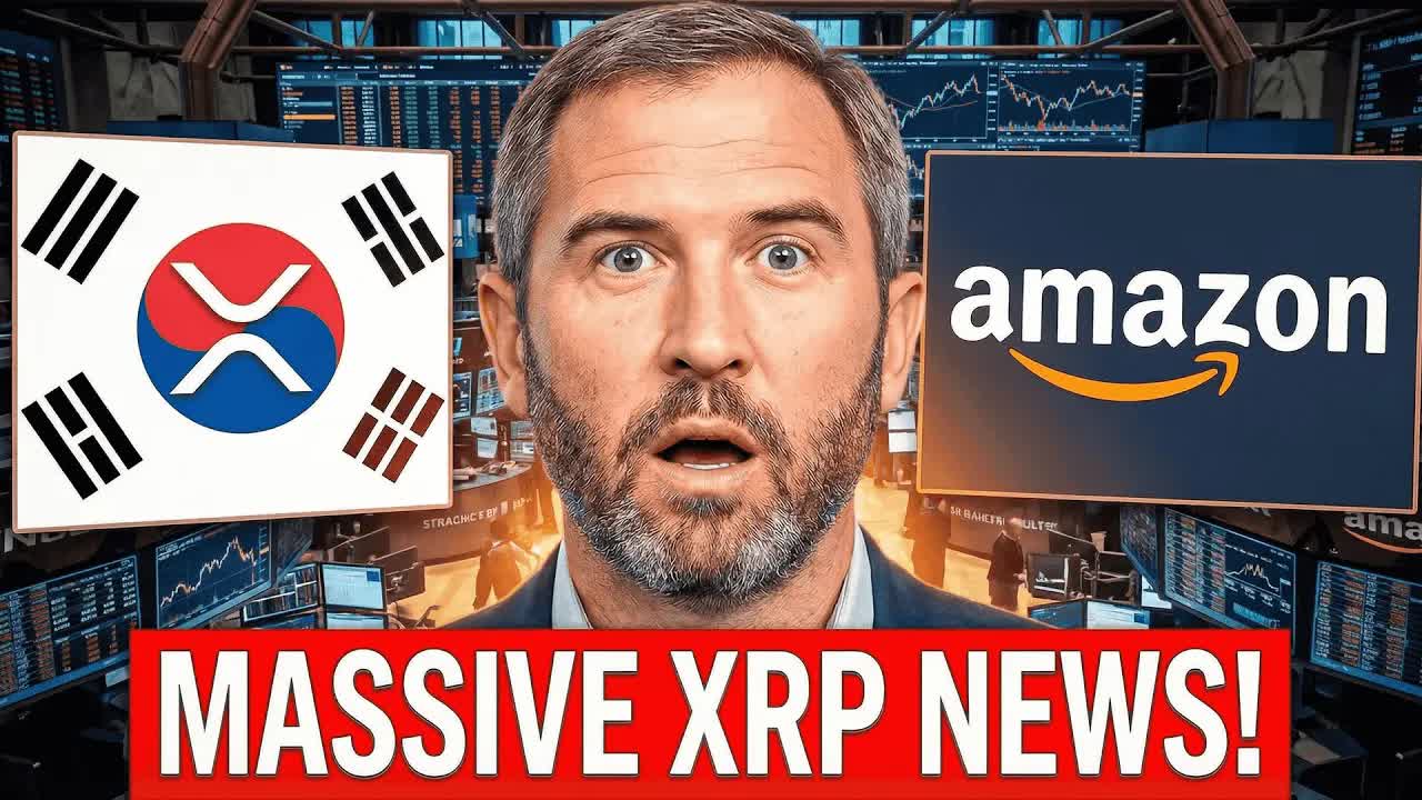 IS SOUTH KOREA RUNNING OUT OF XRP - AMAZON & RIPPLE PARTNERSHIP = XRP / CANTON JP MORGAN & RIPPLE
