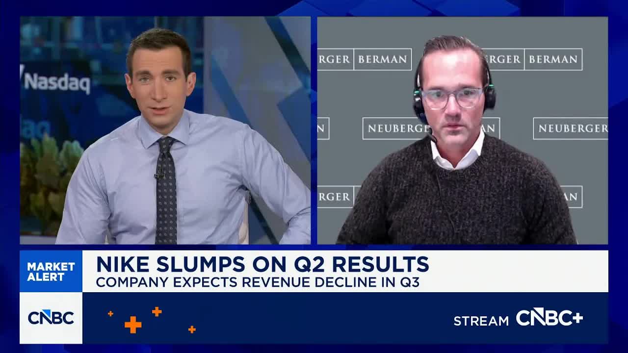 I'd be a buyer of Nike on a day like today, says Neuberger Berman's Kevin McCarthy