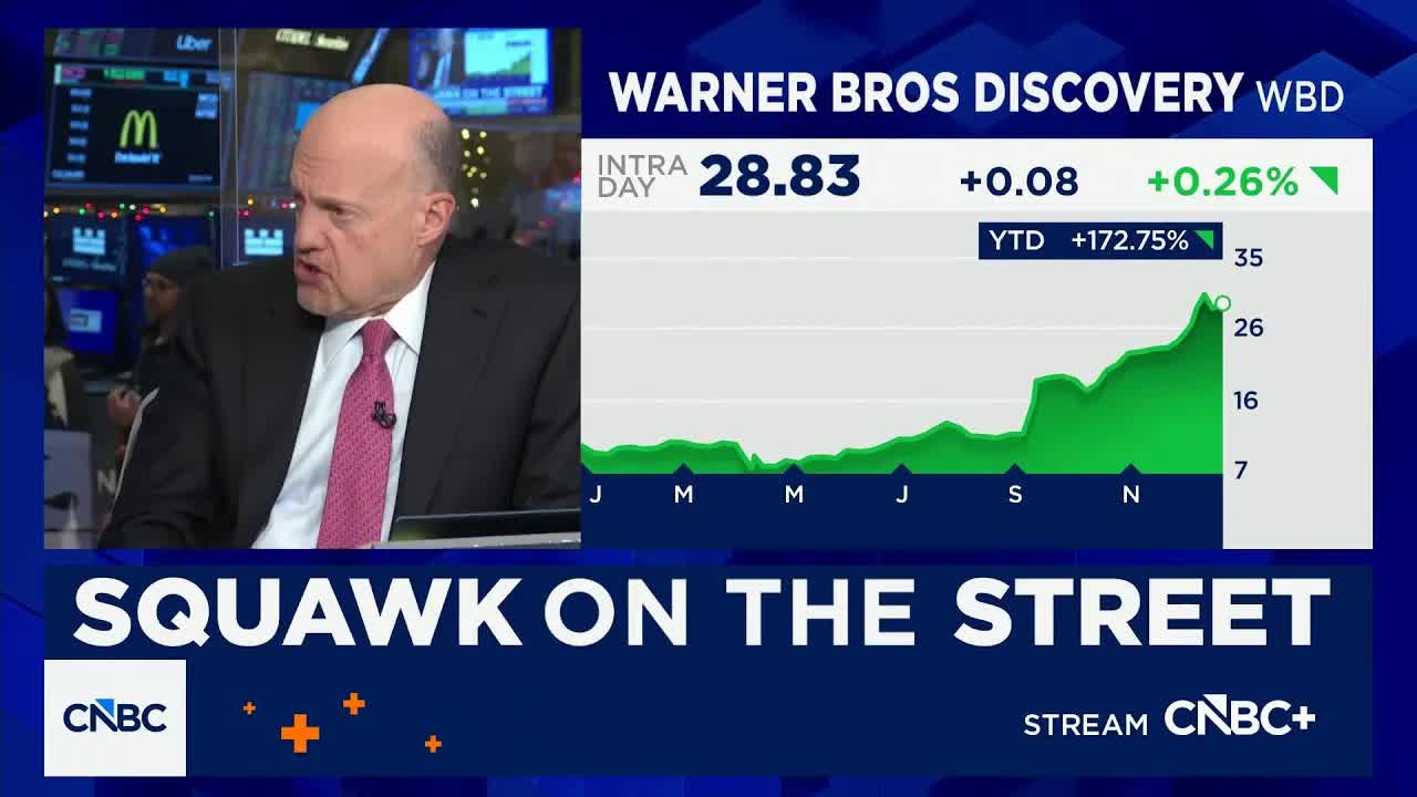 Cramer’s Stop Trading: Warner Bros Discovery