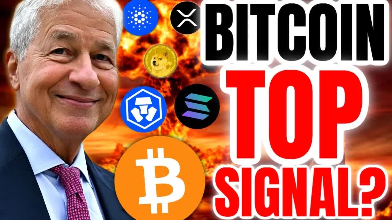 JP Morgan's CEO Is Crypto's BIGGEST Top Signal (Bitcoin To $80k OR $150K First?) Altcoin WARNING!