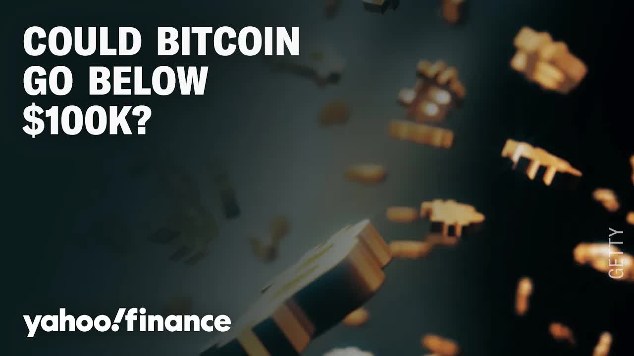 Bitcoin pulls back. Here's why it could go below $100K by the end of the year.