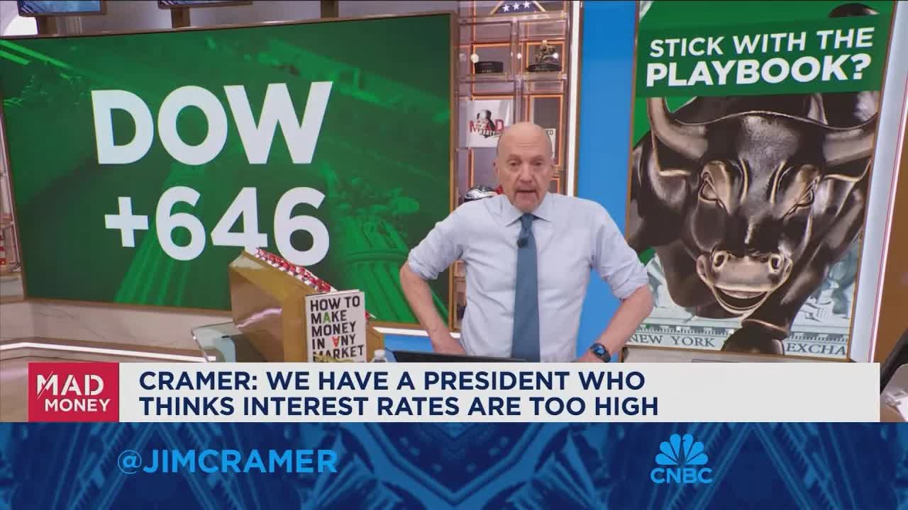 There's no way to relate Meta to interest rates, says Jim Cramer