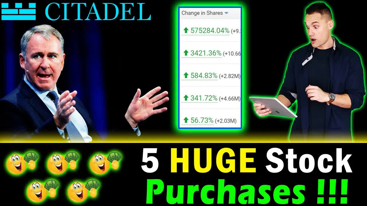 Ken Griffin's Citadel just went HAM on these 5 stocks! 😲