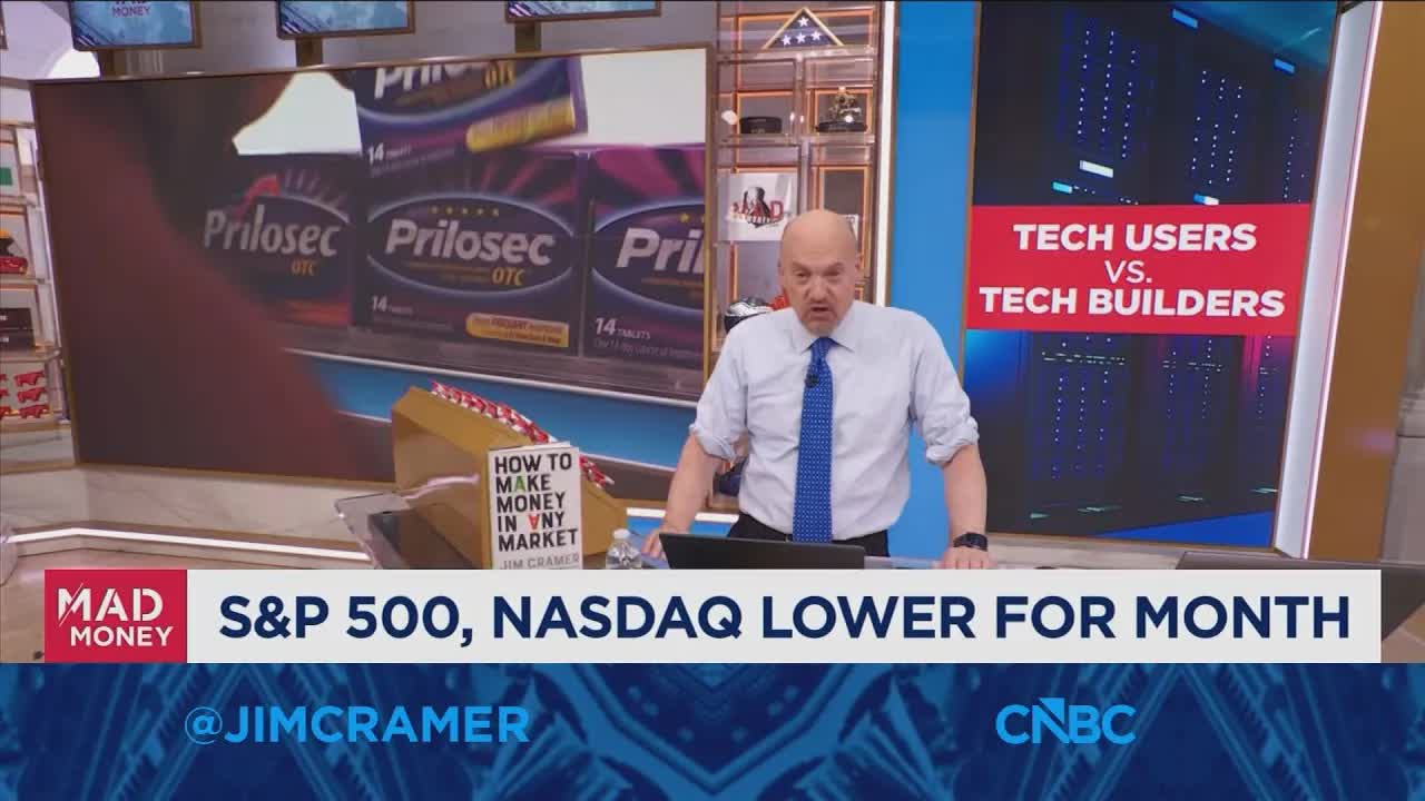 My favorite tech stocks are B2B users of technology, says Jim Cramer