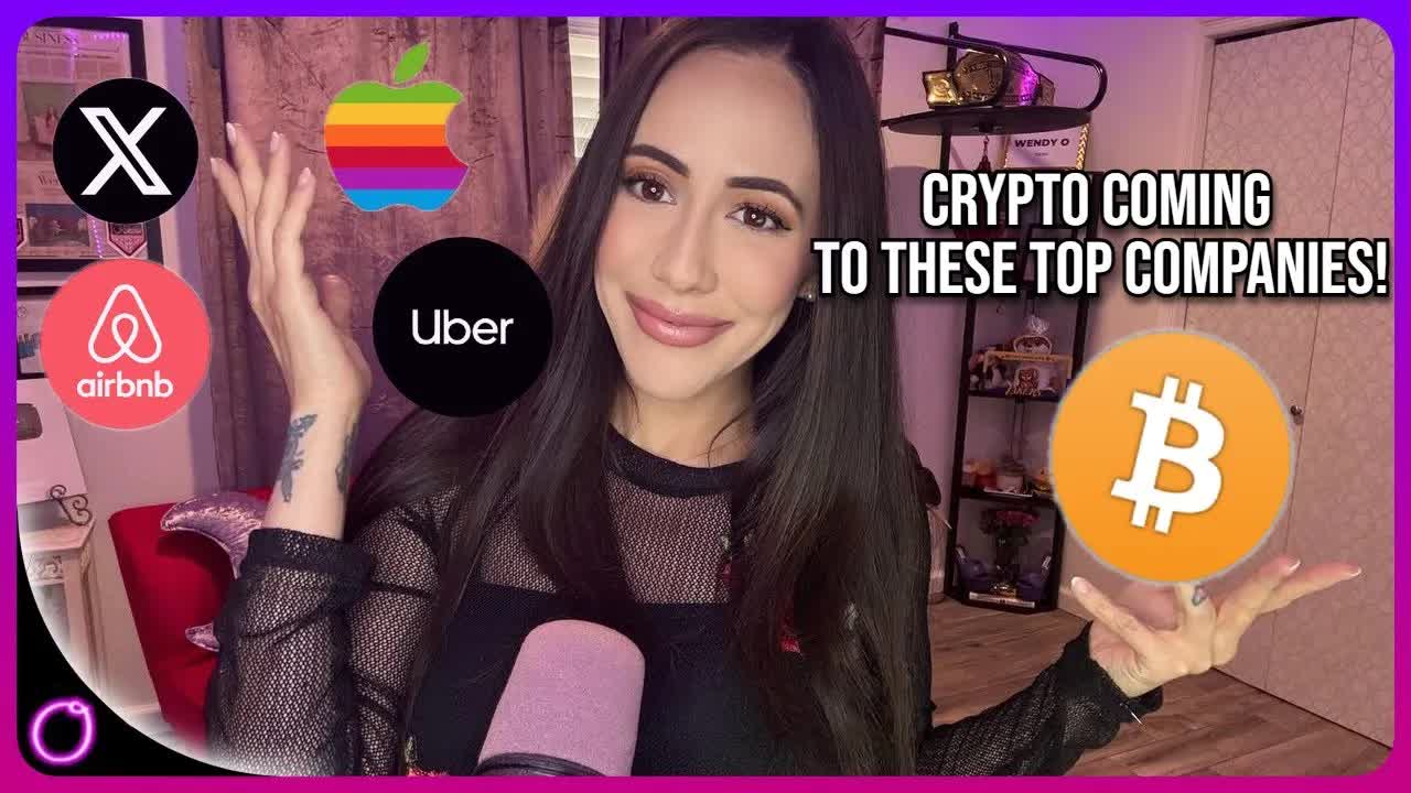 CRYPTO COMING TO THESE TOP COMPANIES GOOGLE UBER APPLE!