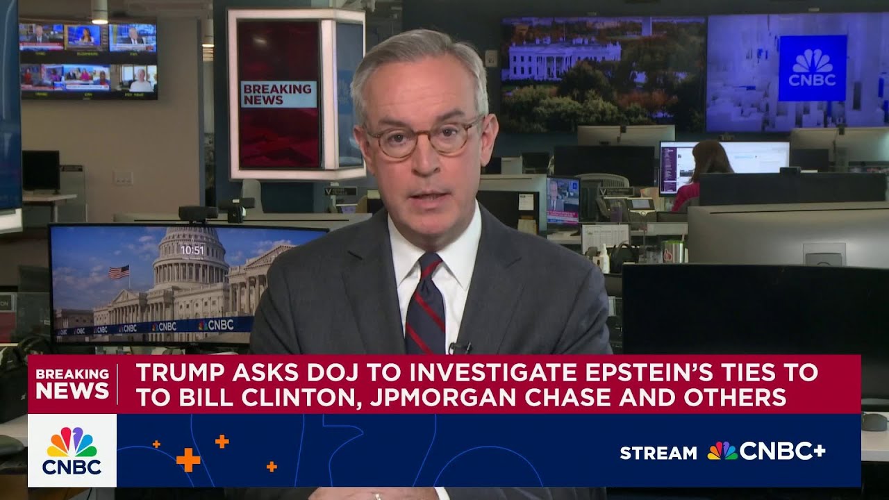 President Trump asks DOJ to investigate Epstein's ties to Bill Clinton, JPMorgan Chase, others