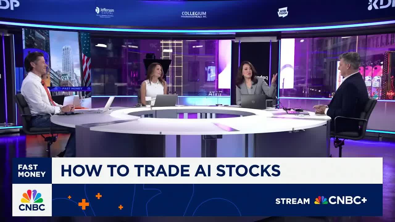 'Fast Money' traders on how to trade AI stocks