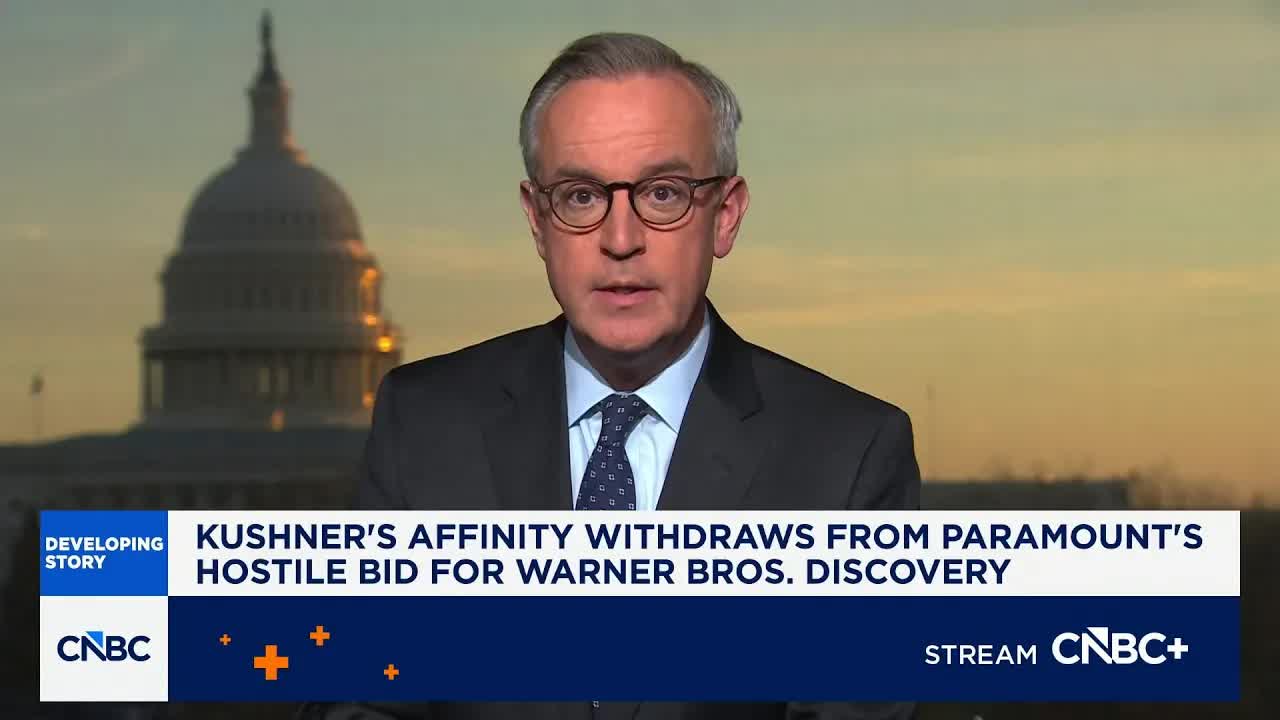 Jared Kushner's Affinity withdraws from Paramount hostile bid for Warner Bros. Discovery