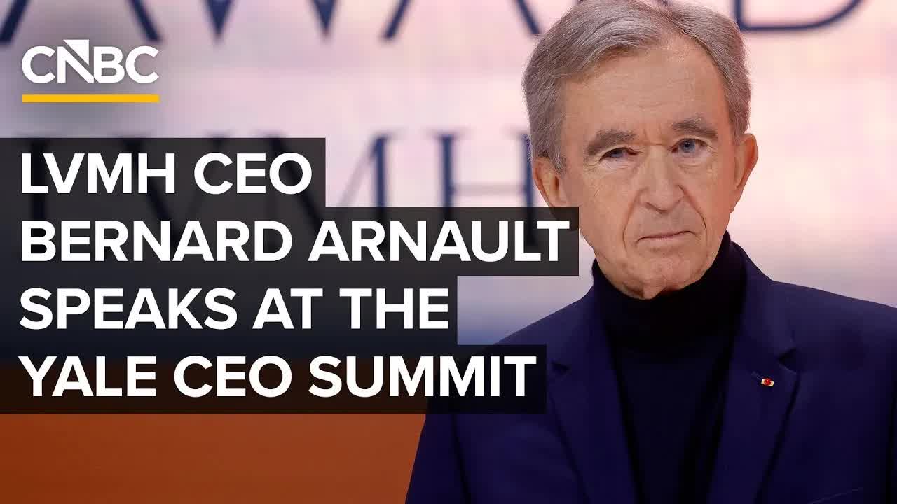 LVMH CEO Bernard Arnault speaks to CNBC's Sara Eisen at the Yale CEO Summit — 12/17/2025
