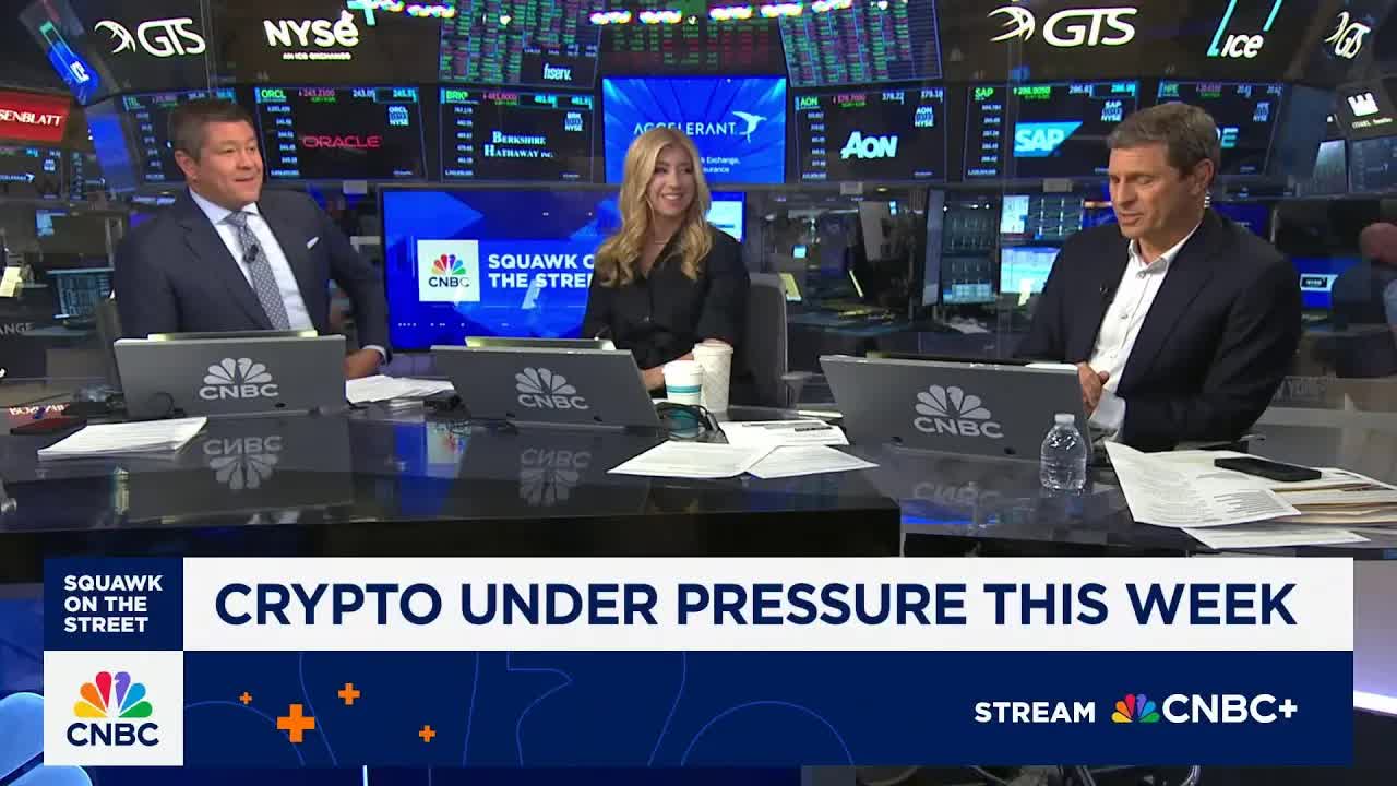 Crypto under pressure this week