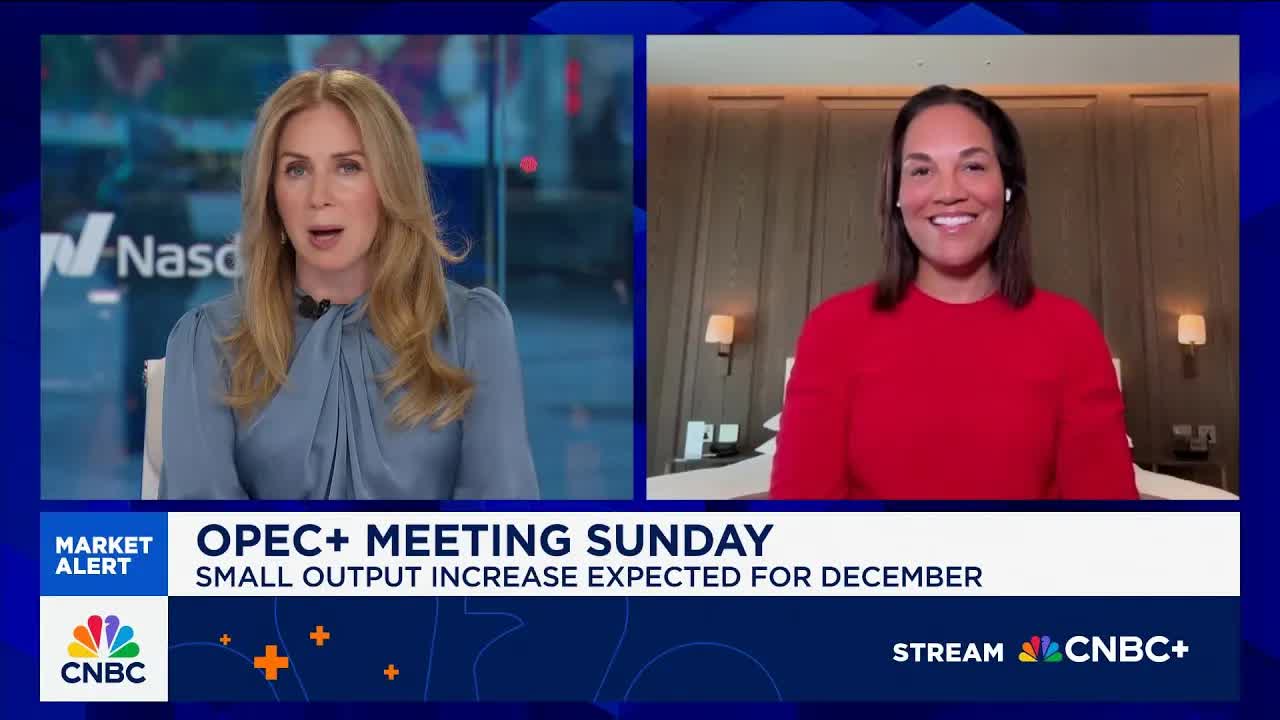 Expect OPEC+ to adopt a 'watch and wait' to see U.S. sanction impact on Russian oil: Helima Croft
