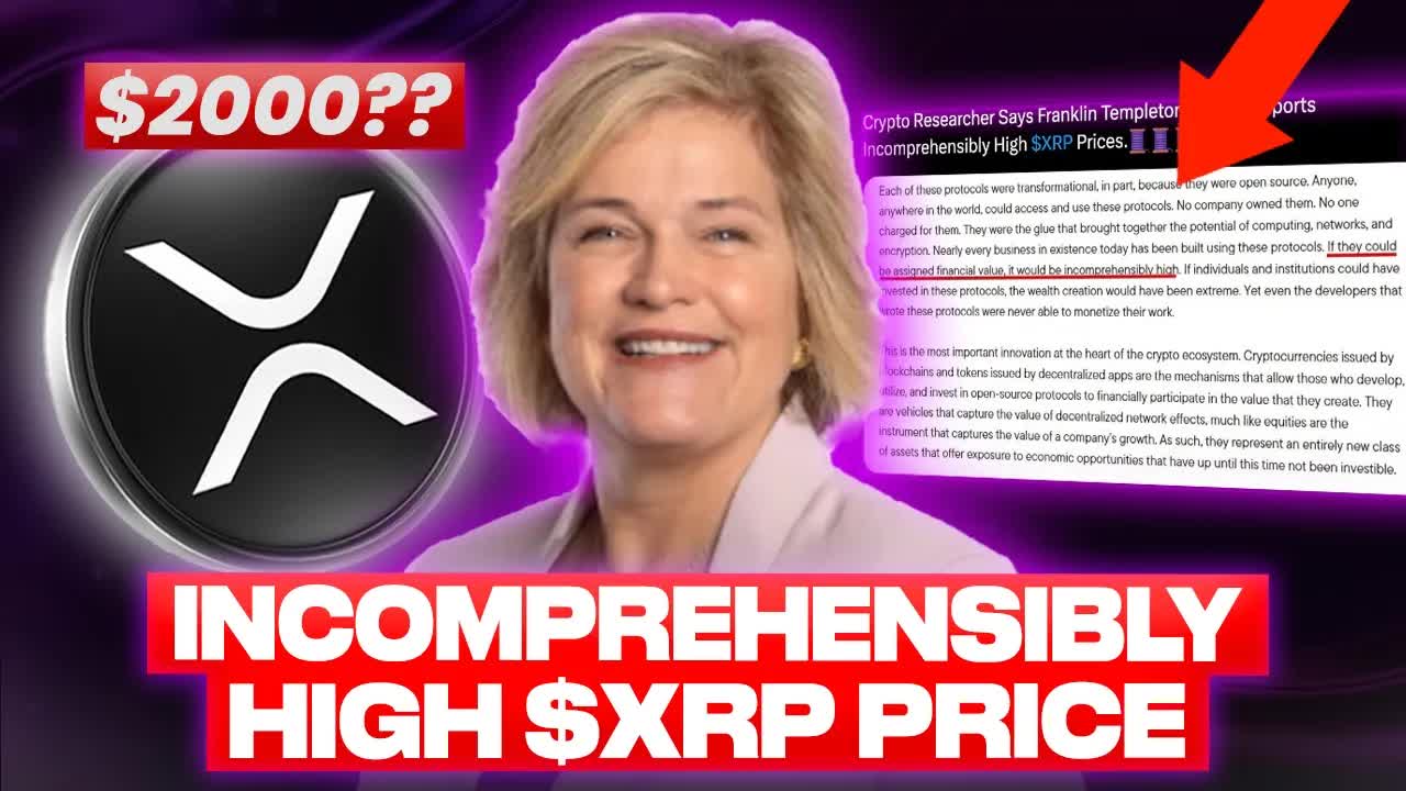 TIER 1 BANK PAPER REVEALS INCOMPREHENSIBLY HIGH XRP PRICE!! (WATCH THIS)