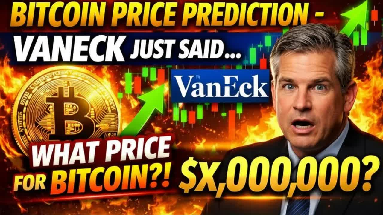 Game Changing Bitcoin Price Prediction 🚨 VanEck Just Said What Price For Bitcoin?!