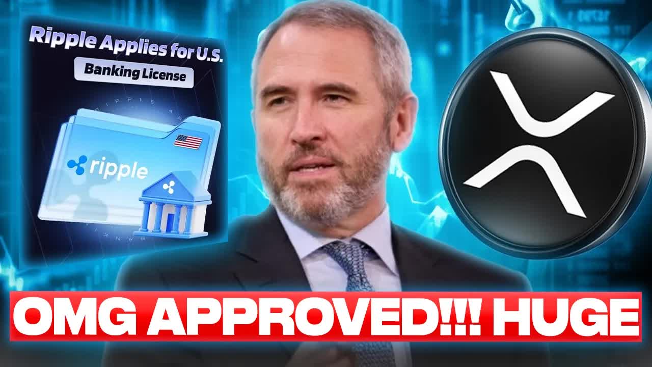 URGENT!!! RIPPLE BANKING LICENSE APPROVED!! THIS IS IT!