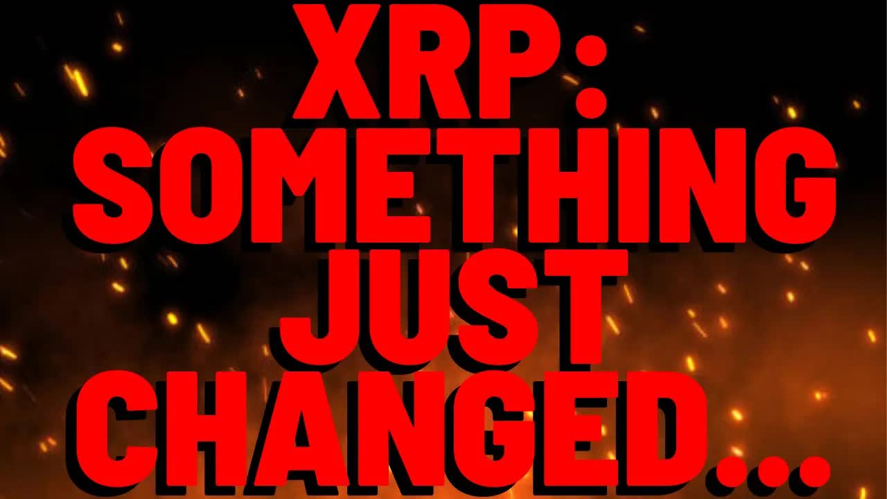 XRP: Something Just CHANGED...