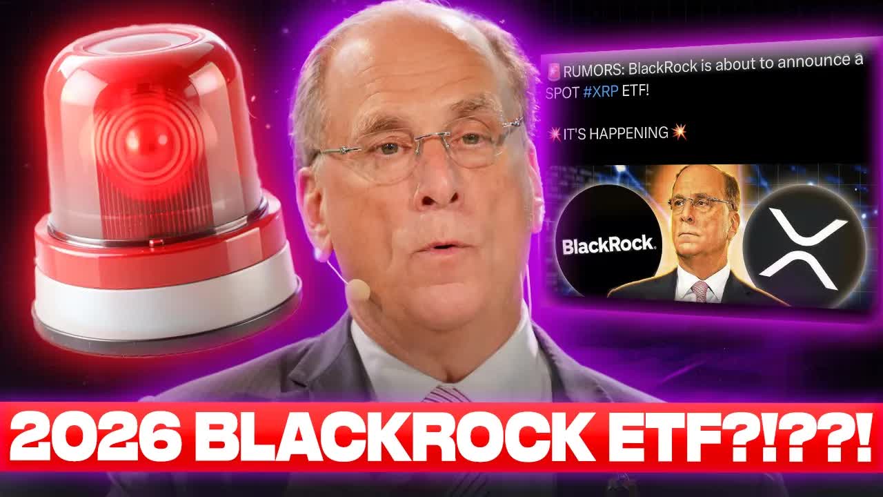 URGENT!!! BLACKROCK FINALLY LAUNCHING BLACKROCK XRP ETF?!?