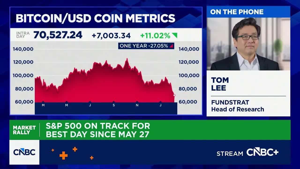 Fundstrat's Tom Lee: Crypto looks like it is bottoming now - Article cover image
