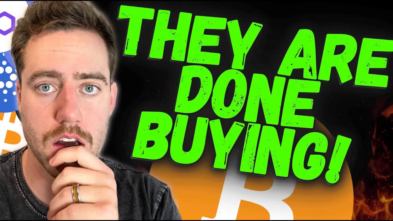 THEY JUST STOPPED BUYING BITCOIN!!