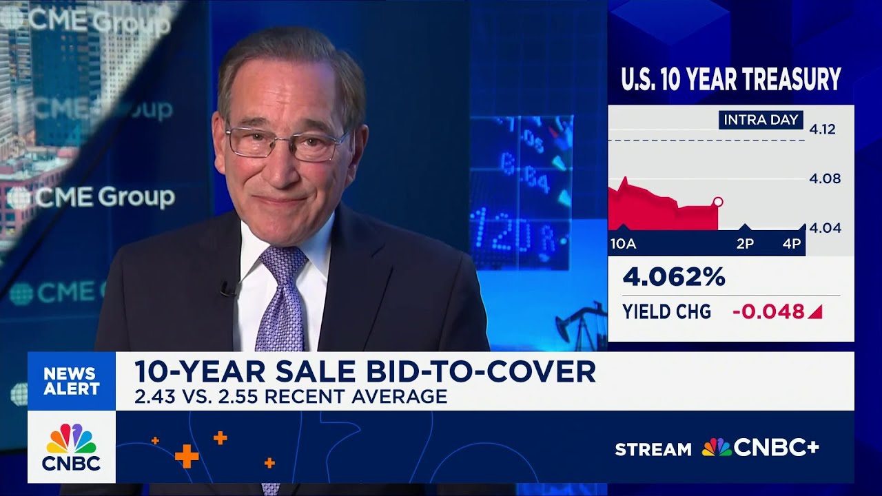 U.S. Treasury sells $42B in 10-year notes