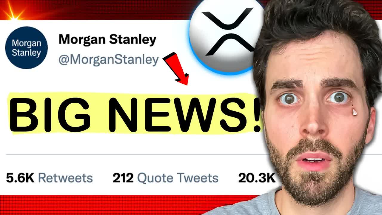 Morgan Stanley Reveals Big News For Bitcoin, Solana & XRP (top 5 altcoins)