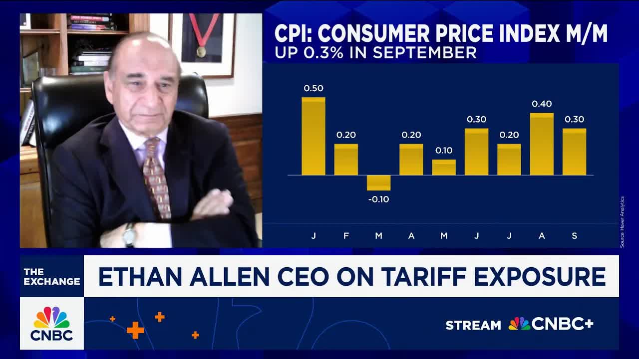 Ethan Allen CEO on weak earnings: Impacted by government shutdown's impact on consumer confidence