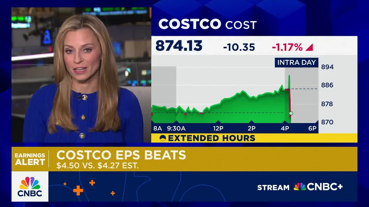 Costco posts quarterly beat on revenue and earnings