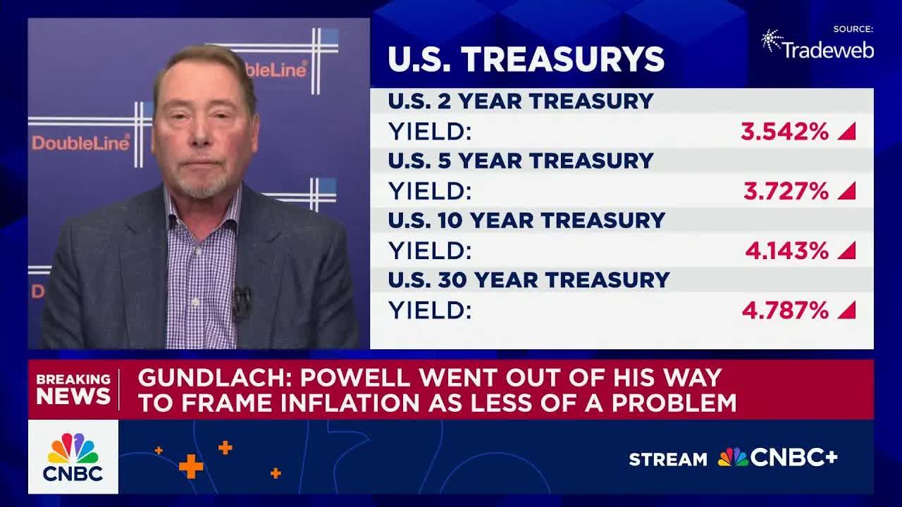 DoubleLine's Jeffrey Gundlach: I don't feel like that was a hawkish cut