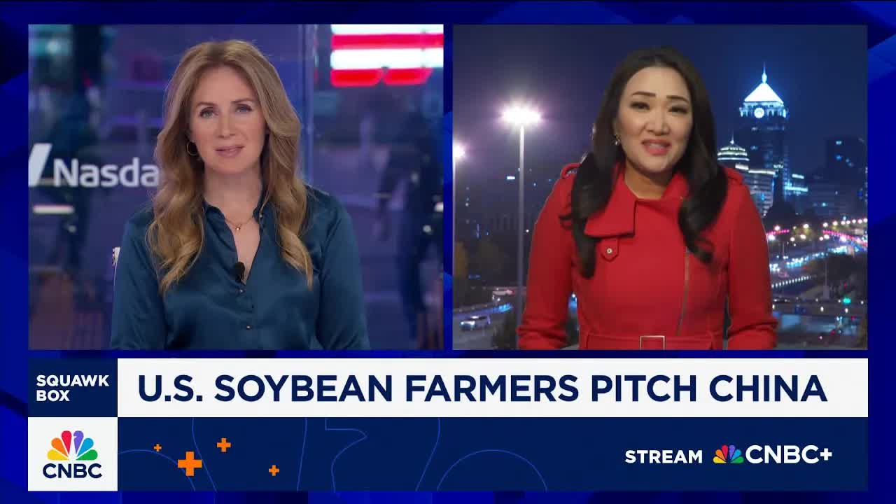 U.S. soybean farmers pitch China: Here's what to know