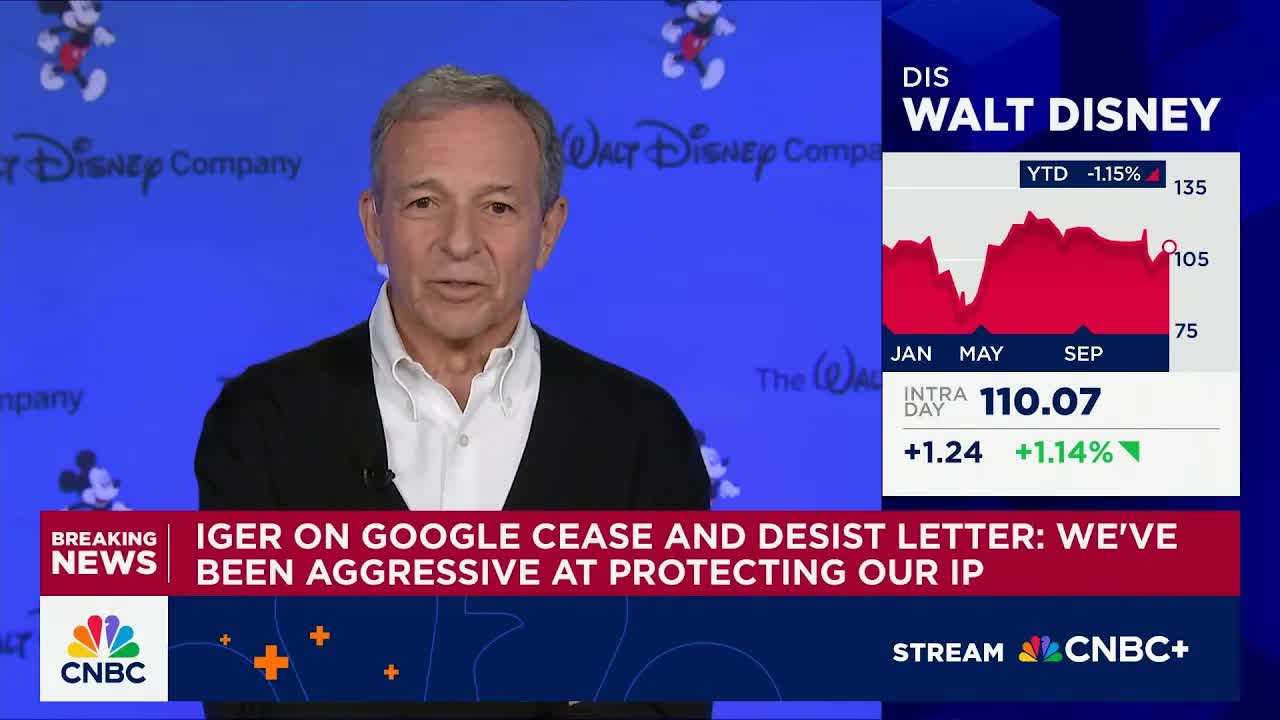 Disney CEO on Google cease-and-desist letter: We have been 'aggressive' in protecting our IP