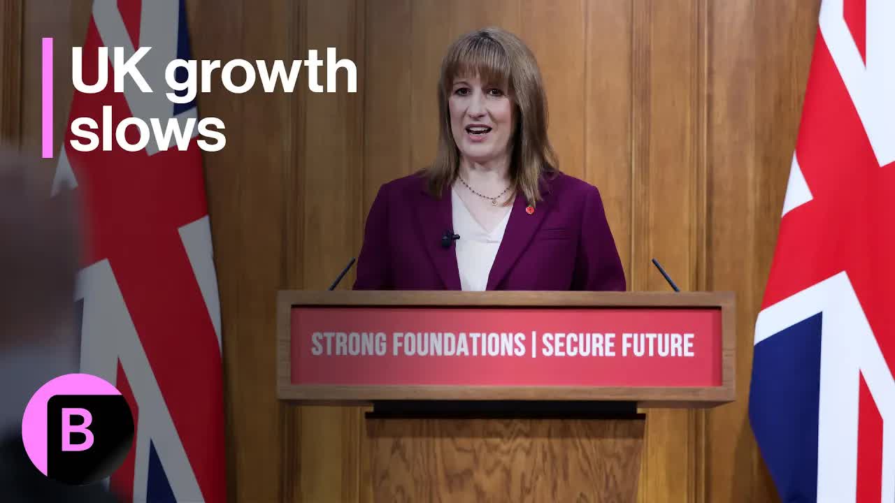 Inflation Key for Reeves After UK Growth Slows: 3-Minute MLIV