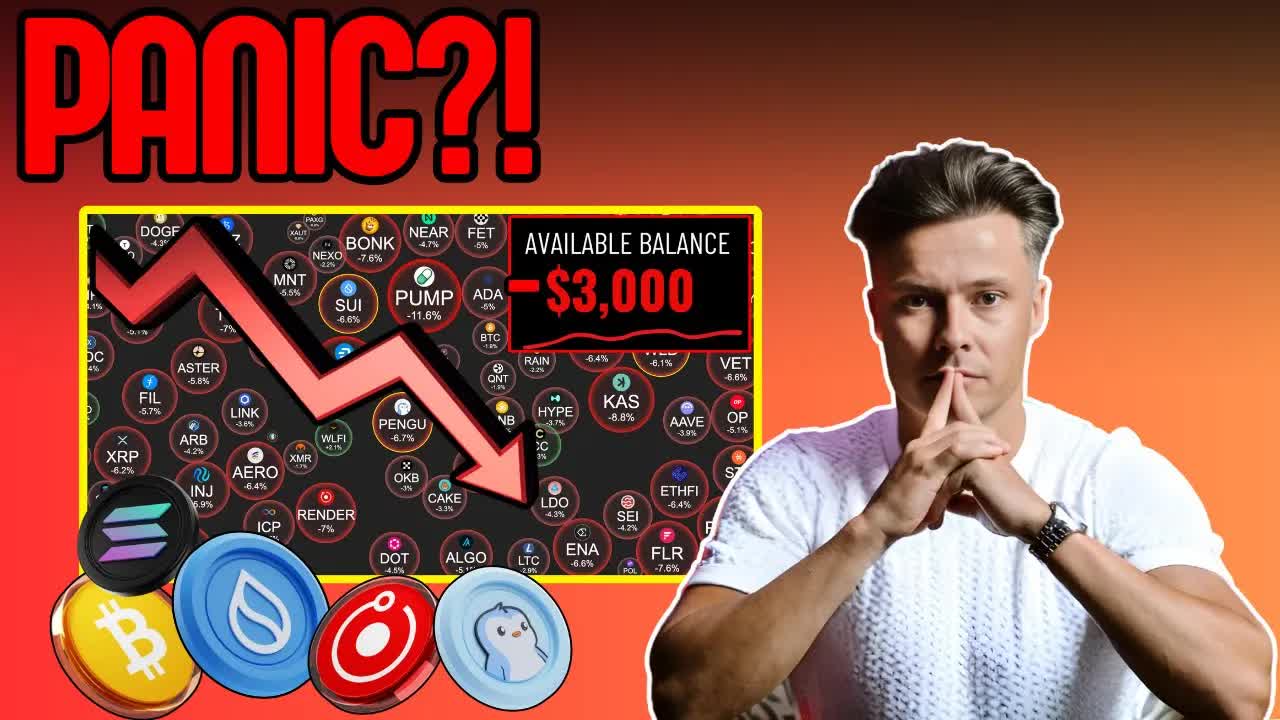 Crypto Falling! Is It Time To Panic For Our Crypto Portfolio?