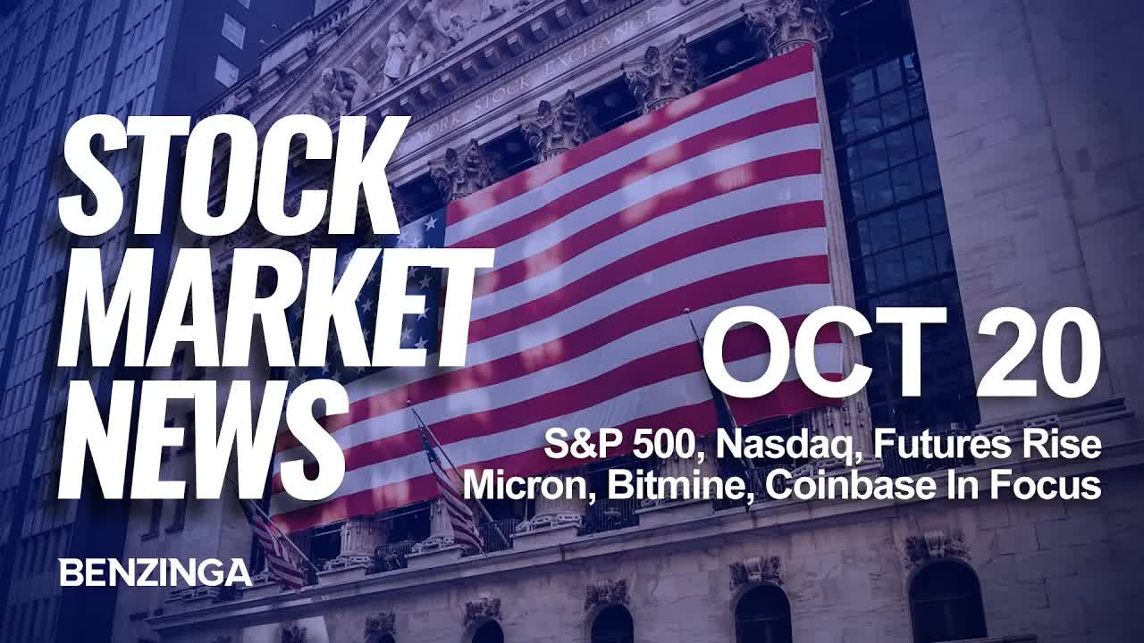 Stock Market News Today | Micron, Bitmine, Coinbase In Focus | October 20