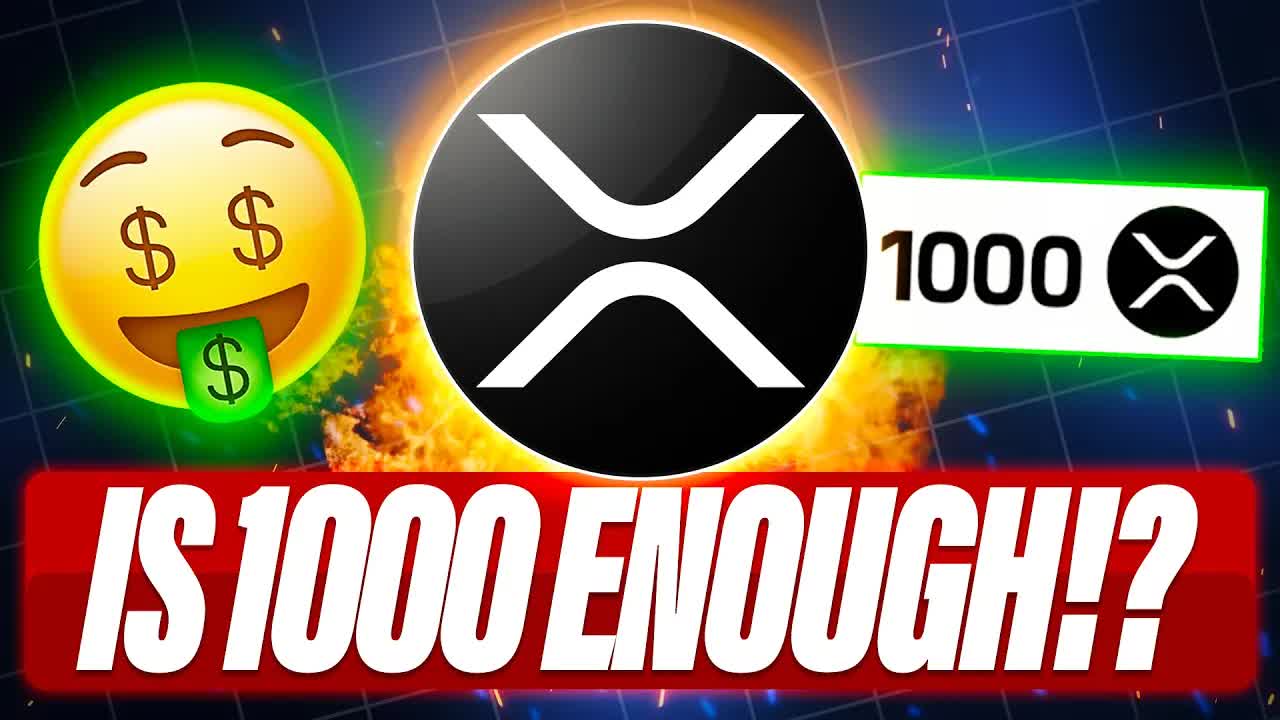 WILL 1000 XRP BE ENOUGH? - ILP = ALL THE MONEY - GOLD STANDARD RETURNING 2026? - CAN'T BE DIRT CHEAP