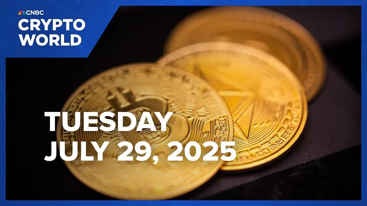 Bitcoin and ether fall as investors await this week's Fed rate decision: CNBC Crypto World
