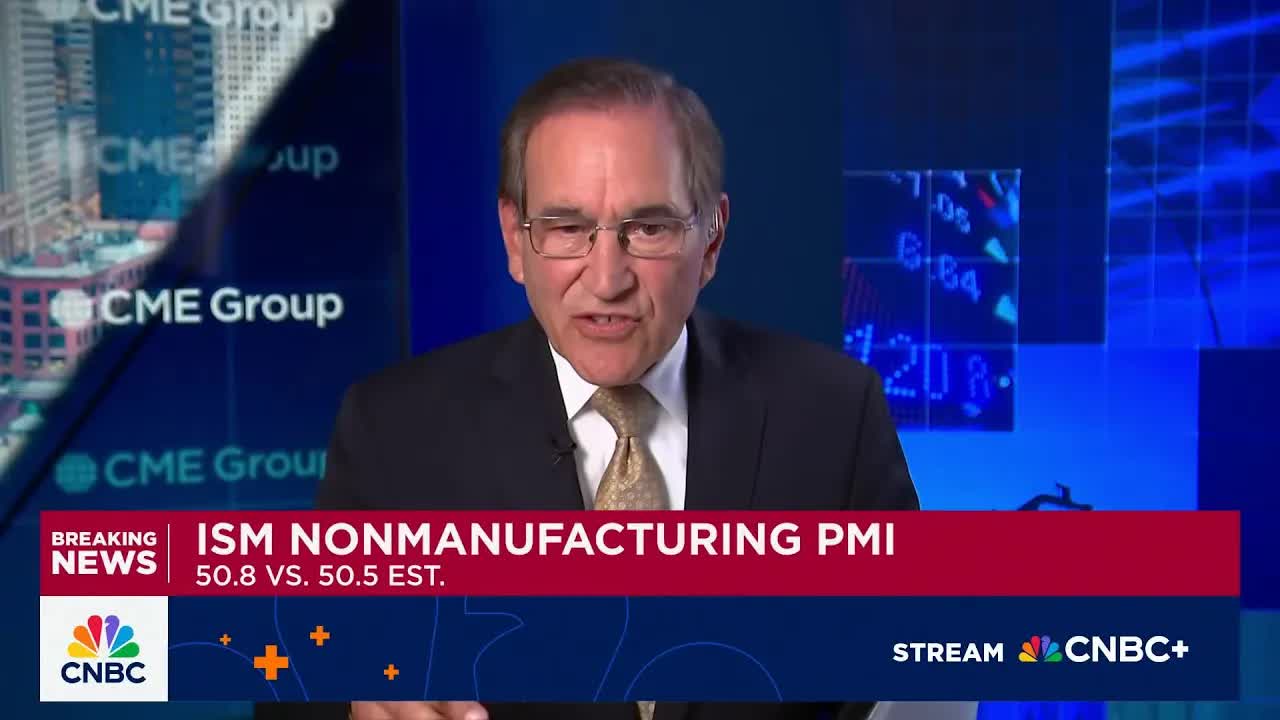 ISM non-manufacturing PMI 50.8 vs. 50.5 estimated