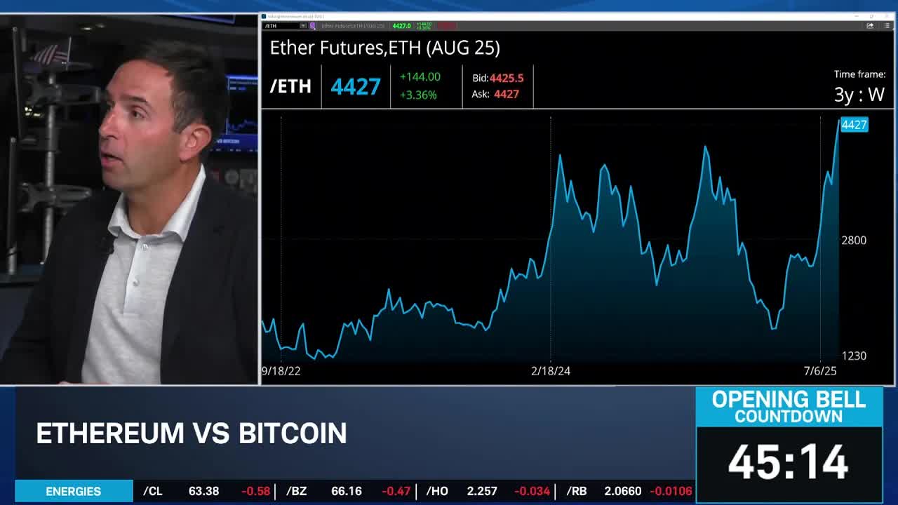 Keys: Ethereum "Like Digital Oil," Bigger Growth Potential Over Bitcoin