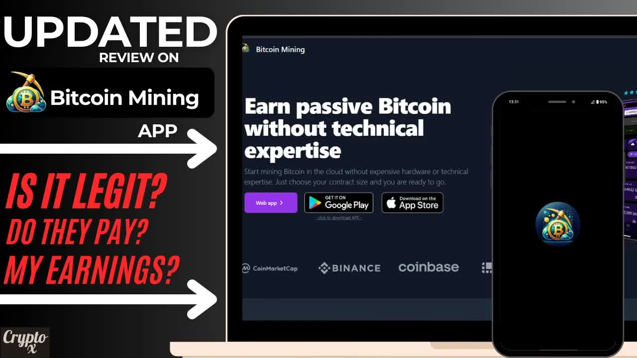 ⚠️ Updated Review on Bitcoin Mining App: Is Bitcoin Miner App Legit or Scam? (Do They PAY?)