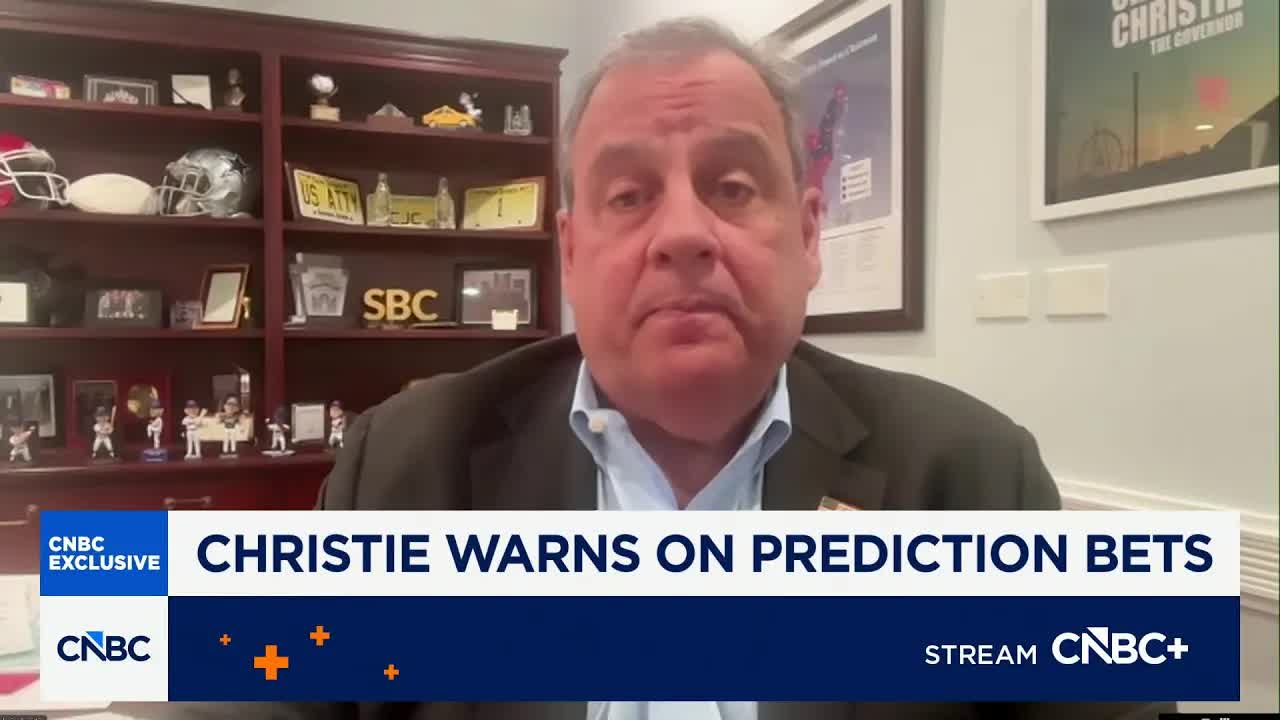 Former New Jersey Governor Chris Christie: Prediction markets on sports are illegal