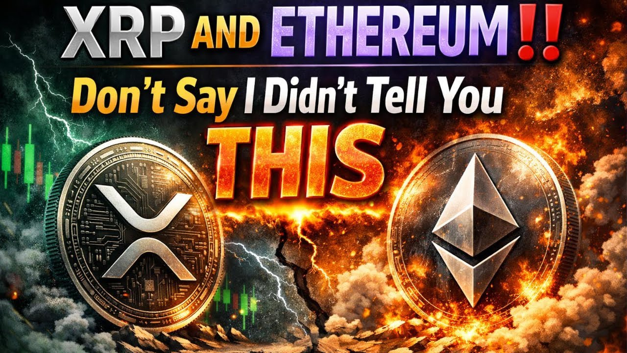 XRP and Ethereum ‼️ Don't Say I Didn't Tell You THIS