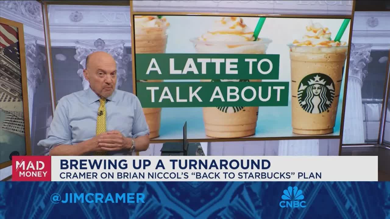 Jim Cramer recaps Starbucks' Q3 numbers