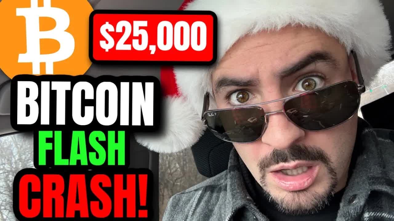 Binance CRASHES Bitcoin Under $25,000...(BITCOIN'S SANTA RALLY HAPPENING RIGHT NOW?!?)
