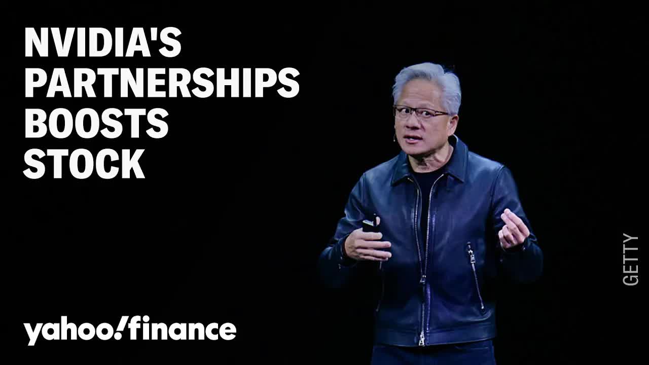 Nvidia stock pops after CEO Jensen Huang's big GTC announcements