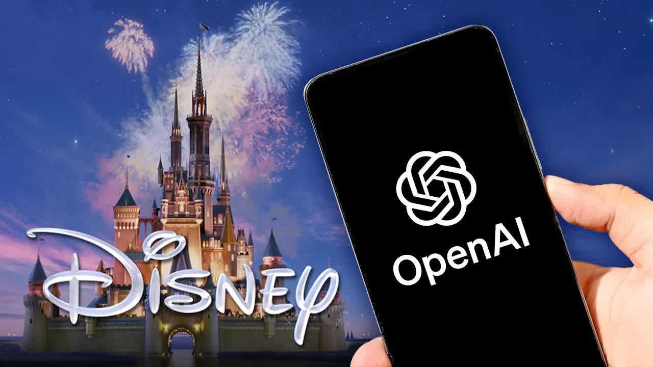 Disney to Invest $1 Billion in OpenAI, License Characters on Sora