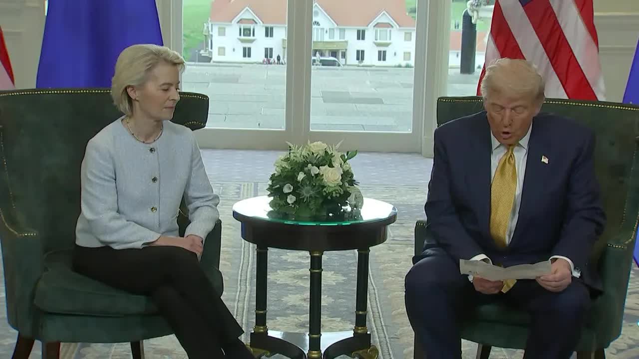 Trump Says a Deal Has Been Reached With the EU