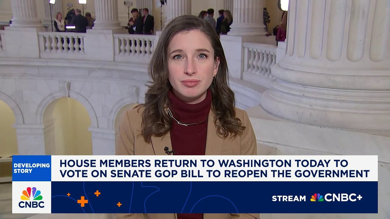 House vote to end record-breaking government shutdown expected this evening