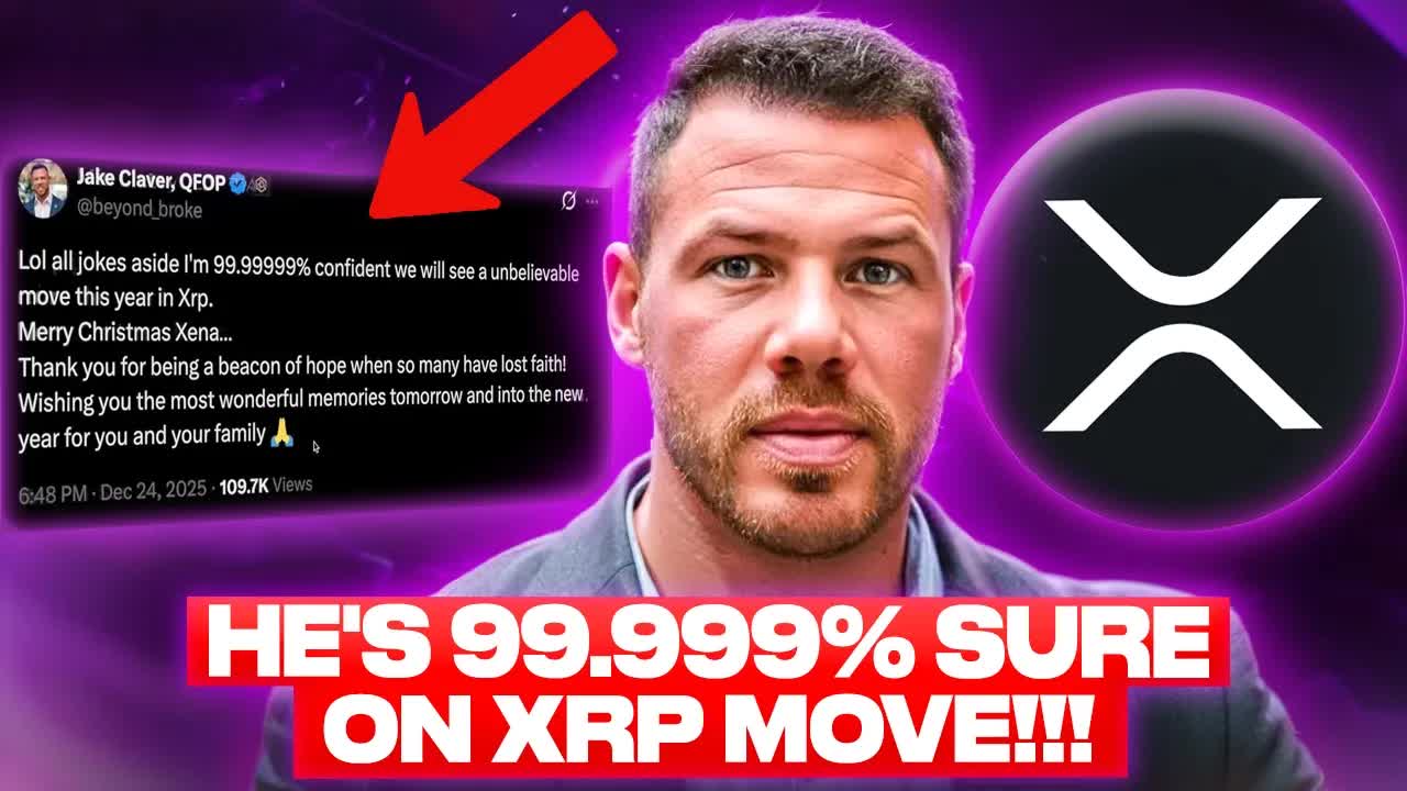 URGENT: HE'S 99.9999% SURE ON A MAJOR XRP MOVE THIS YEAR?!?! ($100+ 2025 STILL???)
