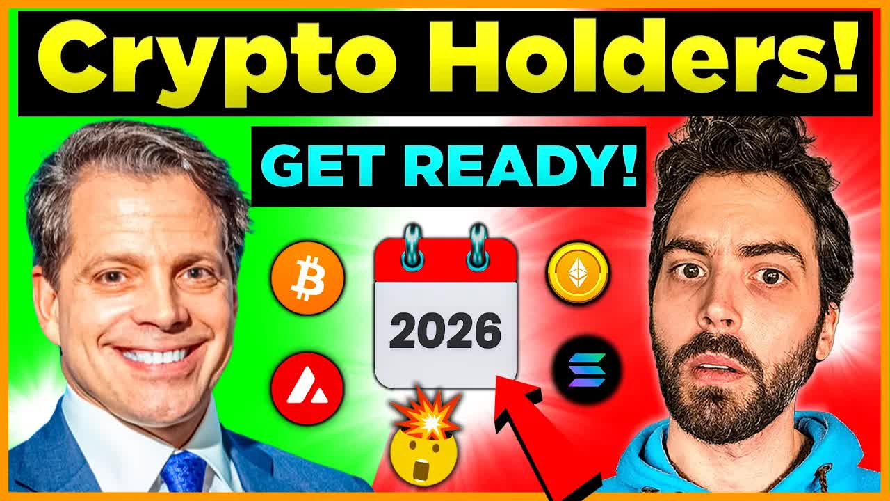 "People Don't Know What's Coming" Anthony Scaramucci on Crypto in 2026, CLARITY Act, Top 3 Altcoins!
