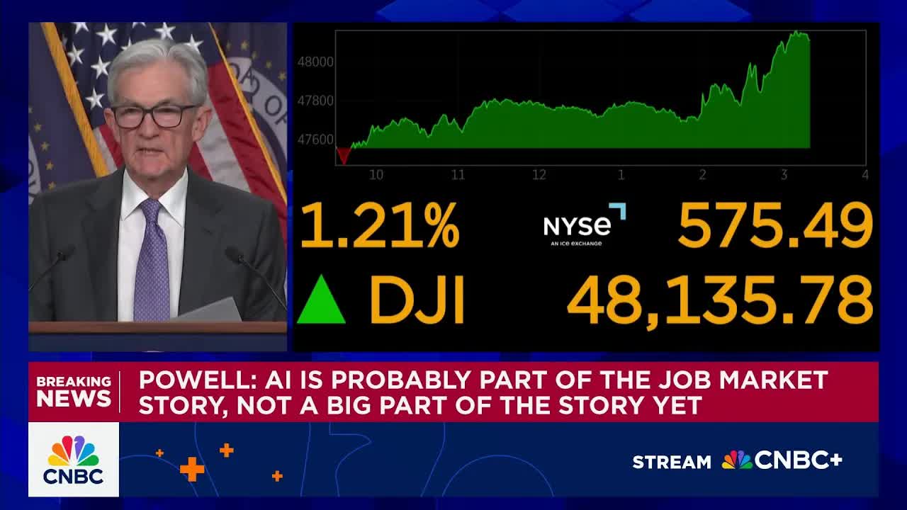 Fed Chair Powell: I want to turn this job over to whoever replaces me with the economy in good shape